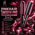 PinkHair Smooth Pro™ | Escova Alisadora 2 em 1