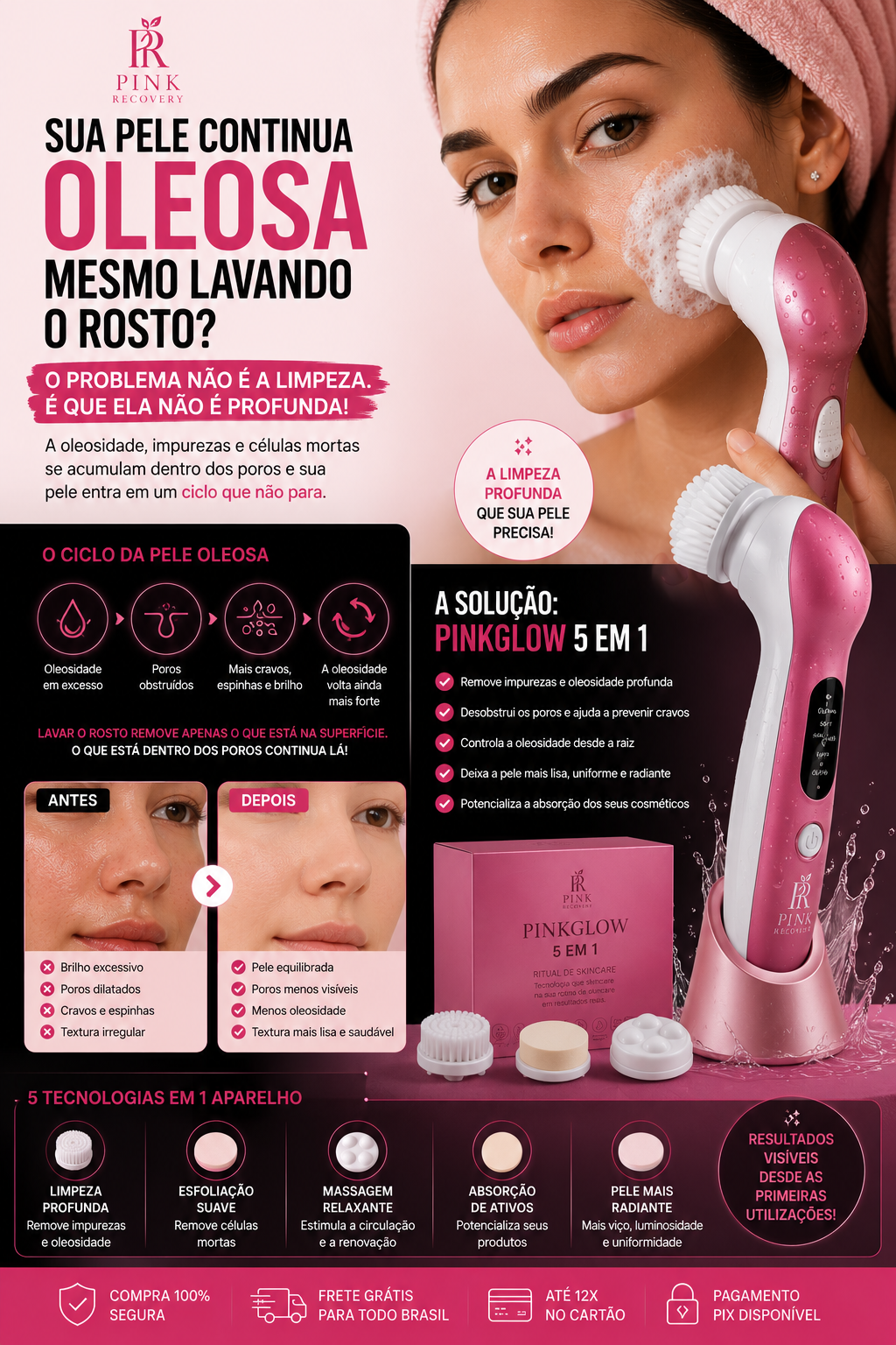 PinkGlow 5 in 1™ | Skincare Premium