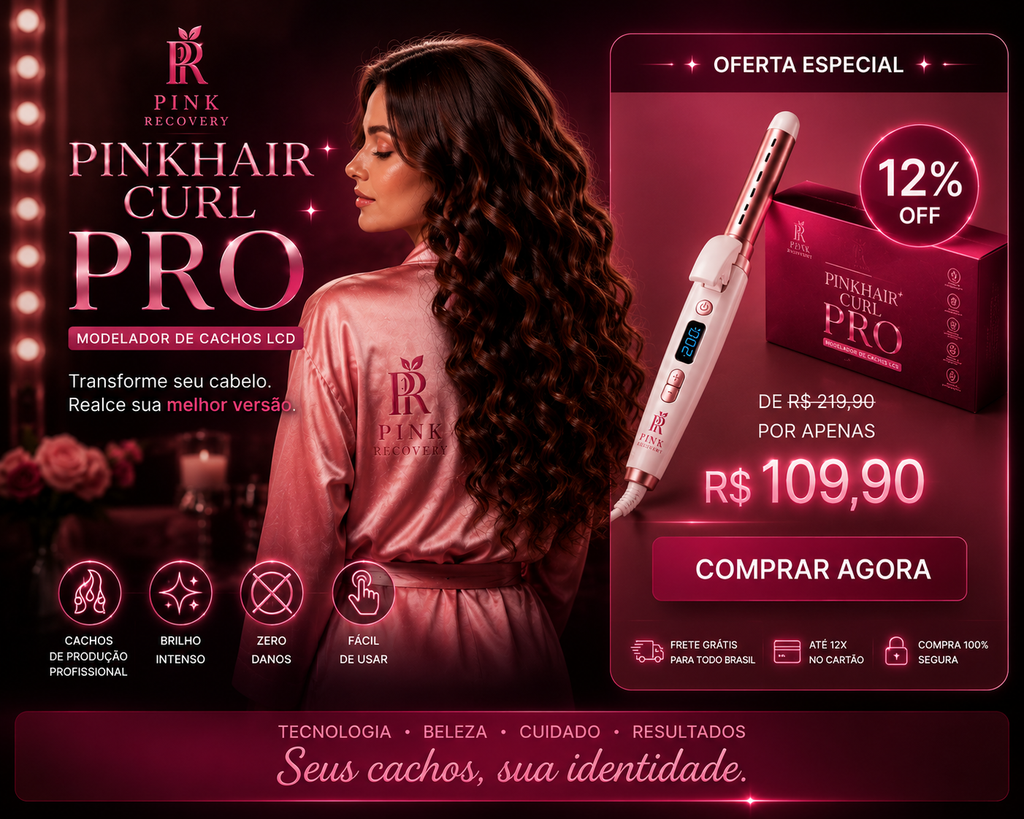 PinkHair Curl Pro™ | Modelador de Cachos LCD