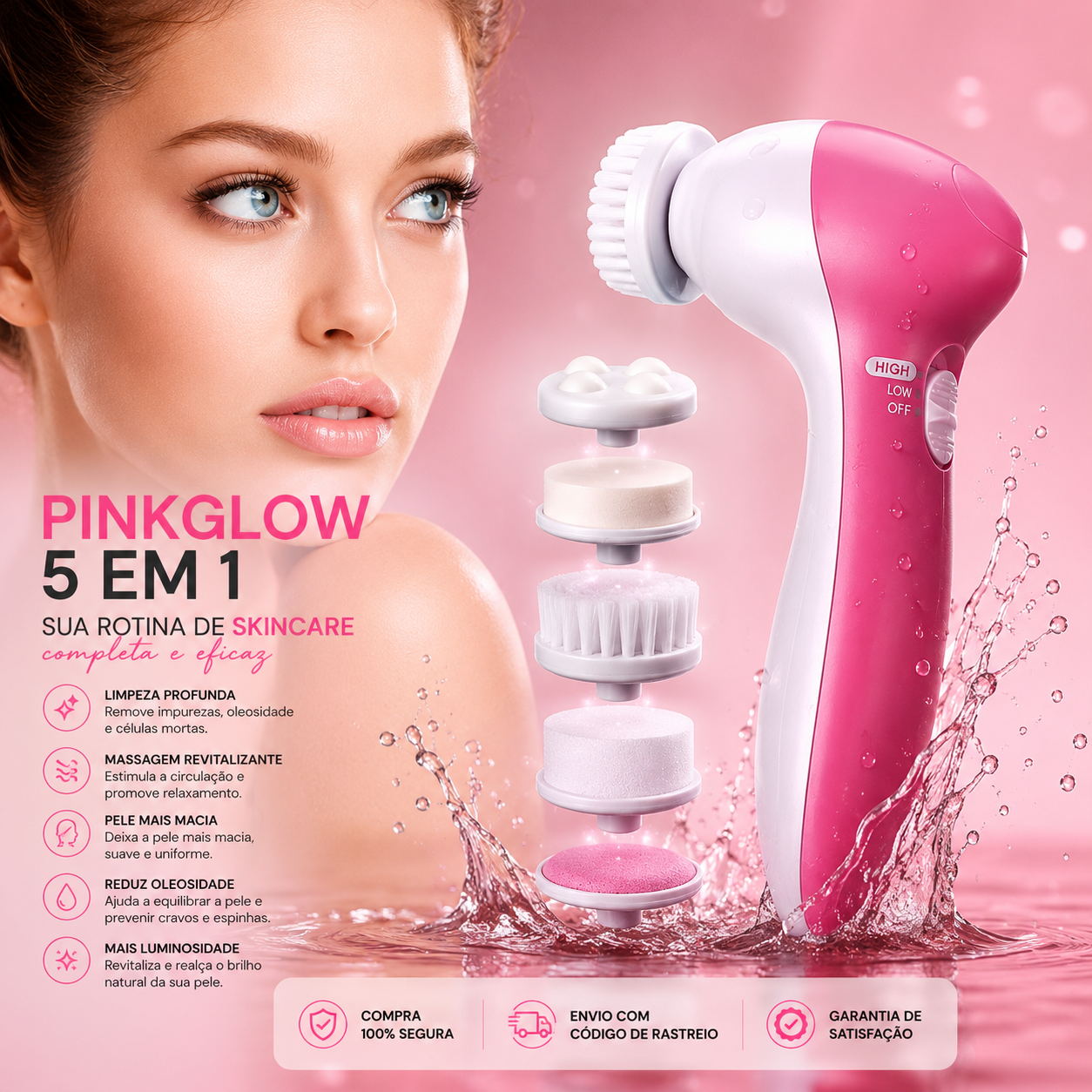 PinkGlow 5 in 1™ | Skincare Premium
